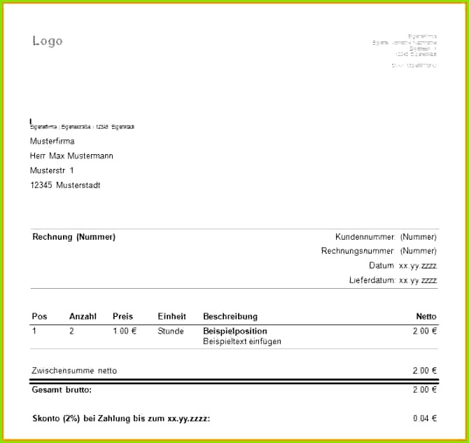14 Rechnung Schreiben Als Privatperson Vorlage Academy 4 Creating