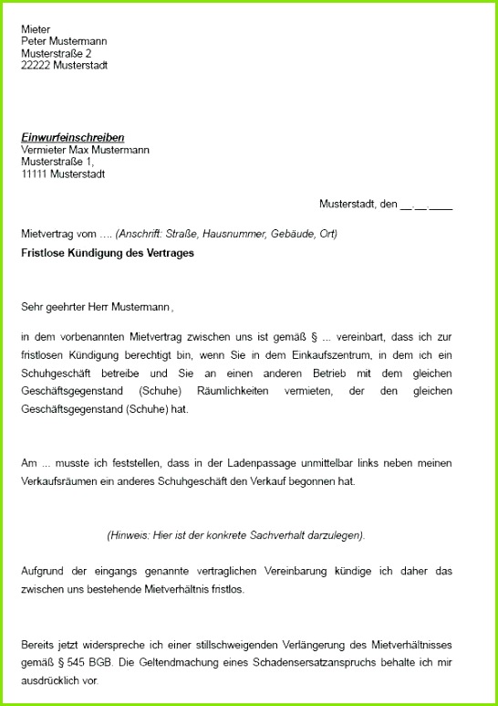 kündigung vorlage arbeitnehmer