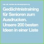 6 Gedachtnistraining Vorlagen
