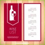 5 Weinkarte Vorlage